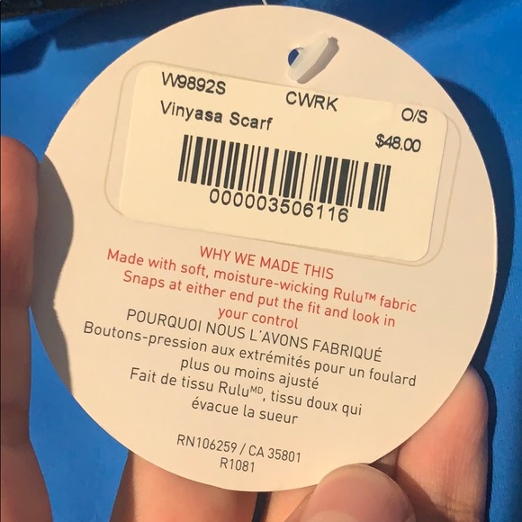 Lulu lemon vinyasa scarf - Picture 2 of 3